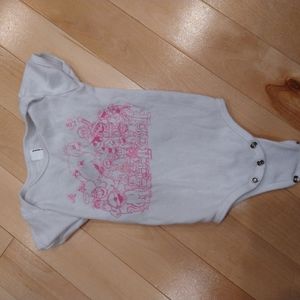 4/20$ 3-6m American Apparel pink sesame street onesie